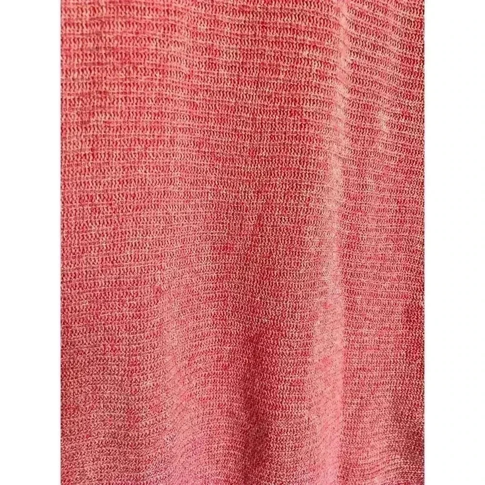 Lands' End Sz‎ L Cotton Linen Blend Sweater Dress Cruise Coastal Preppy - Picture 11 of 12